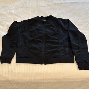 Tasc Black Bomber Crop Jacket